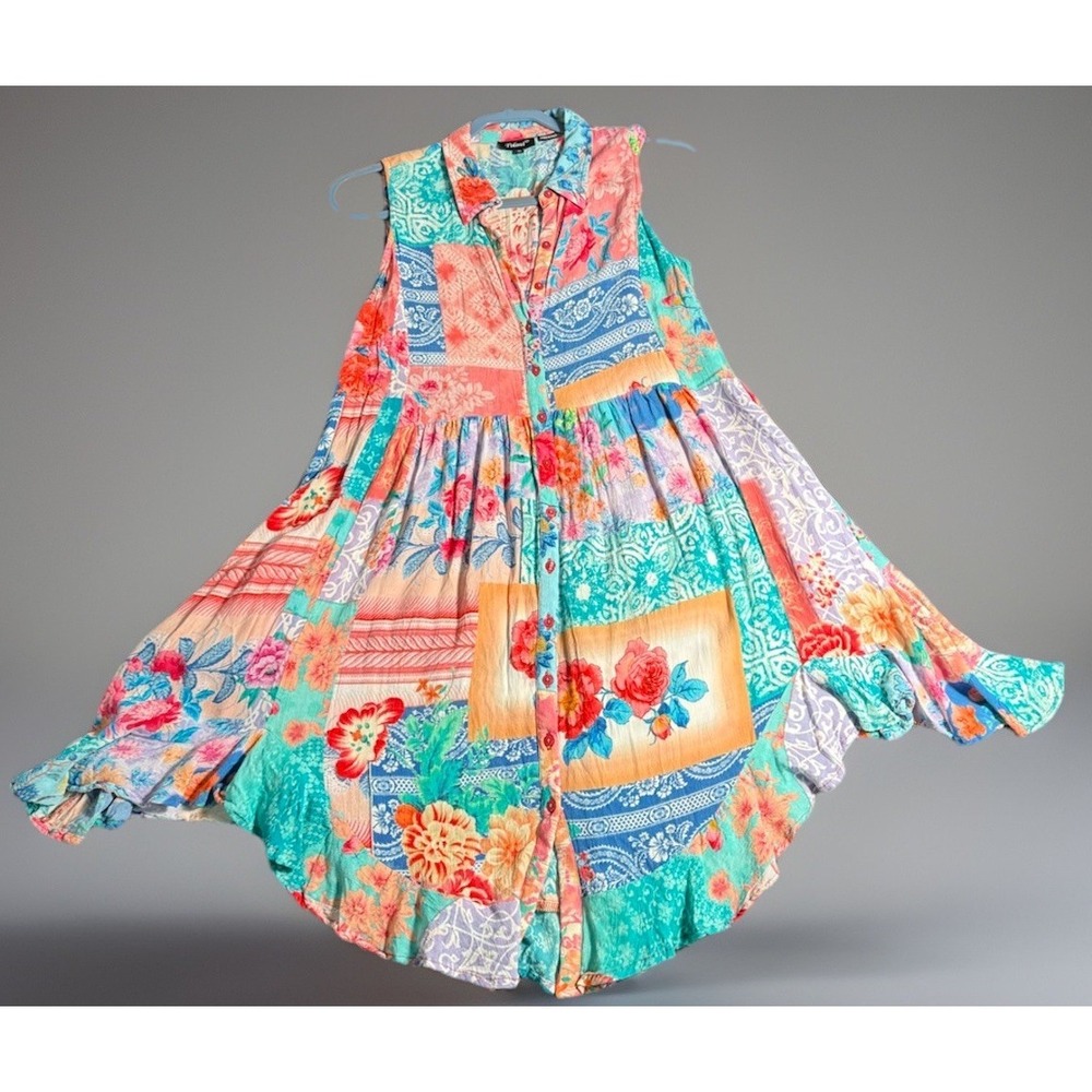 Tolani Collection Women's Floral Sleeveless Maxi Dress Size M
